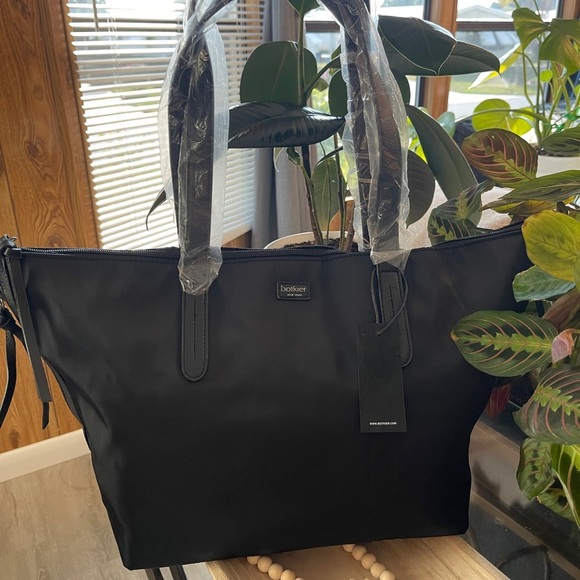 BOTKIER NEW YORK Bond Black Tote Double handle Bag - Picture 8 of 12